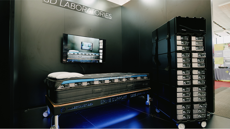 SD Laboratories booth at Healthia Impact 2024